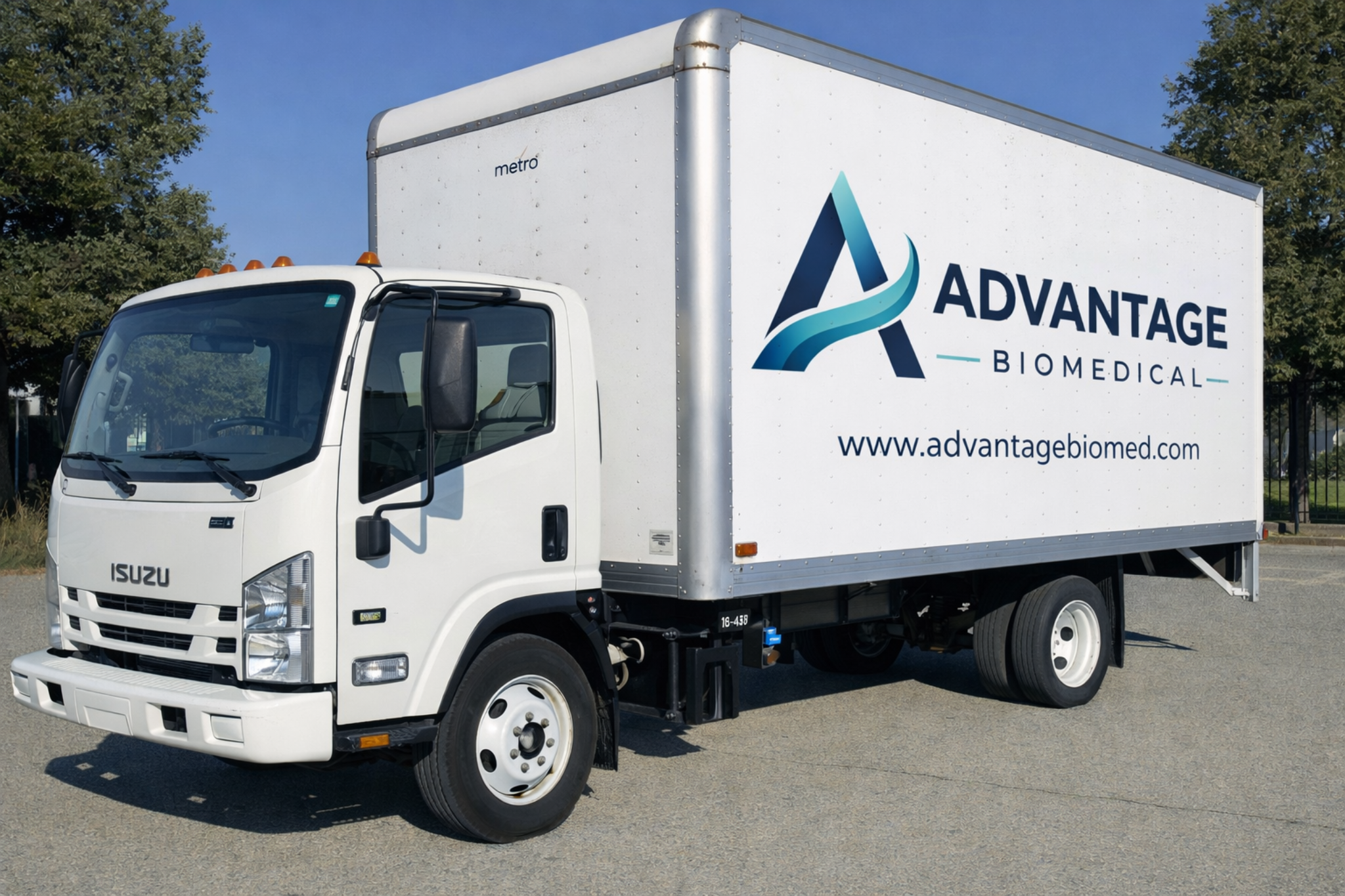 Advantage Biomedical equipment relocation truck