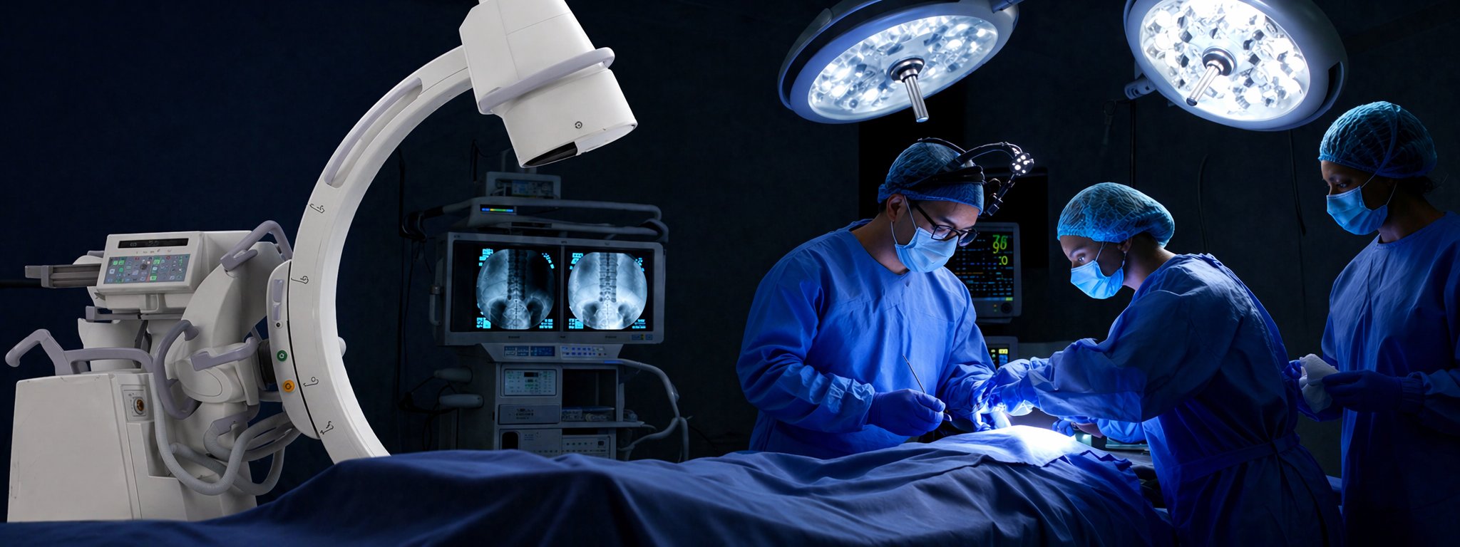 Biomedical, imaging, anesthesia, and surgical equipment supported by ABS