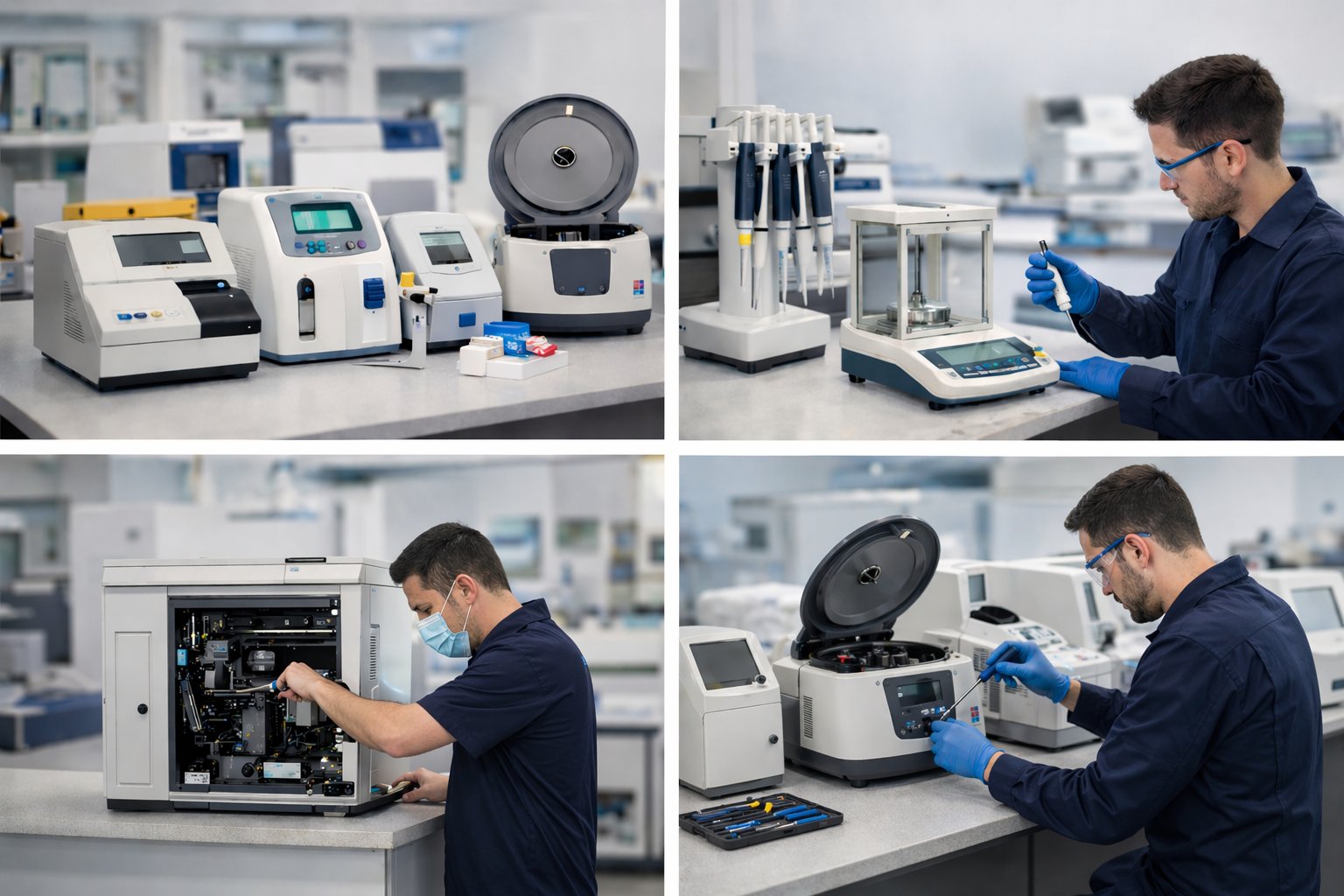 Laboratory equipment supported by Advantage Biomedical Services